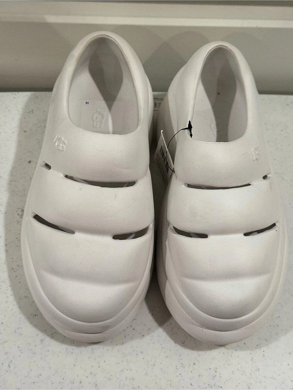 NEW UGG White Sport YEAH Clog ~ Size 10